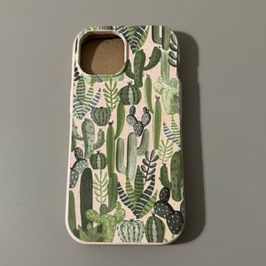 Pela iPhone 15 Case Seashell Succulent Cacti
